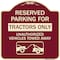 Signmission Parking Lot Reserved Parking for Tractors Only Unauthorized Vehicles Towed Away, A-DES-BU-1818-23416 A-DES-BU-1818-23416 - alternate 1